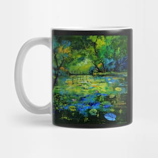 pond and waterlilies Mug